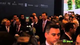Prince and Princess of Asturias at FITUR 2012
