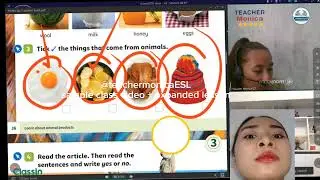 SAMPLE CLASS VIDEO| HOW TO EXPAND A LESSON | BUILD RAPPORT | FUN ONLINE CLASS| &lrm;@teachermonicaESL.