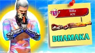 Free fire M79 india top 1 weapon glory push 🤯