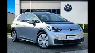 Approved Used ID.3 Family Pro Performance 77kWh 204PS in Scale Silver Metallic Black Roof - GL70DGU