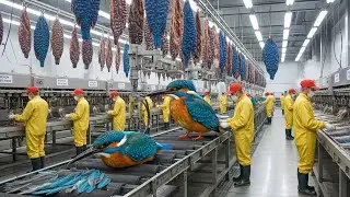 Inside the Kingfisher Feather Factory - How $150,000 Chinese Hair Ornaments Are Made