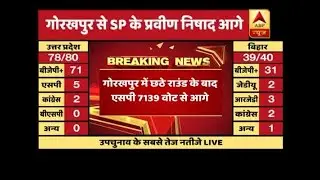 UP-Bihar bypoll results: SP leads with 7139 votes after 5th round in Gorakhpur