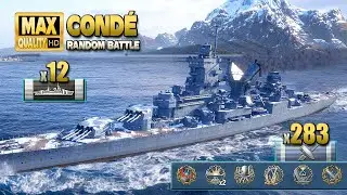 Крейсер Конде в экшен-игре - World of Warships