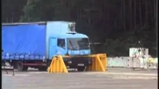 PAS 68 Crash Test of EB950CR Drop Arm Barrier from Avon Barrier Co Ltd