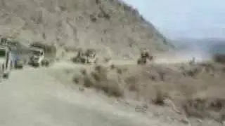 IED blast under Humvee in Afghanistan