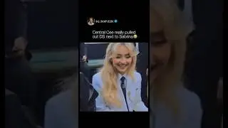 Central Cee really pulled out DS next to Sabrina carpenter 😭🩷