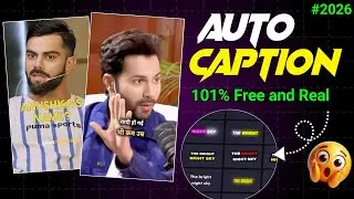 🔥 Auto Captions कैसे लगाएं? | Free AI Apps for Subtitles 2025 | Video में Captions कैसे लगाएं
