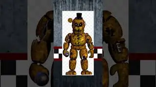 Why is fnaf 1 golden Freddy fixed? Part 2 100 likes #fnaf #fnaf1 #fnaf2