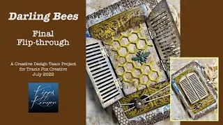 Darling Bees Journal Flip-through | Design Team Project for Tracie Fox Creative