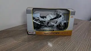 Suzuki Diecast Bike Hayabusa 1/12 scale unboxing #suzuki #hayabusa #diecast #viralvideo #toys