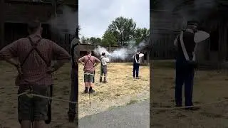 Brigade Day at Fort Langley 150 years old, LangleyBC, Canada