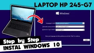 Cara Instal Ulang Windows 10 Di Laptop HP 245 G7 - Zulkifli Channel