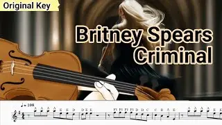 Britney Spears - Criminal Violin Sheet