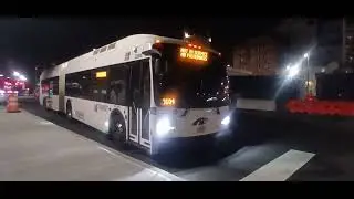 Njtransit bus 20906 not in service no passenger 