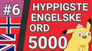 De fleste vanlige engelske ord med oversettelse, uttale og animasjon #6 EN⬅NO