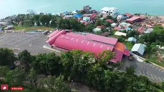 Relaxing Drone Aerial View in 4K - views of industrial and city areas
