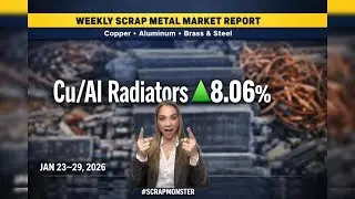 Cu/Al Radiators ▲8.06% Copper ▲28&cent; | Weekly Scrap Market | Jan 23&ndash;29