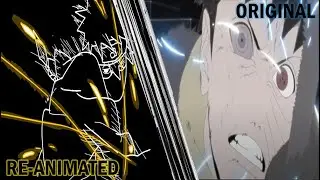 Kakashi vs Obito final fight!!!! | RE-animation