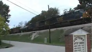 CSX 5011 leads CSX Q614-15 in Palmetto, GA