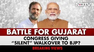 Battle For Gujarat: BJP And AAP High Voltage Campaigning, Congress Low Key? | Breaking Views
