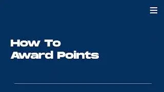 Staff Portal -  Award Points from my classroom