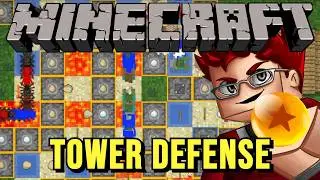 Minecraft Tower Defense Returns - How Long Can We Survive?!