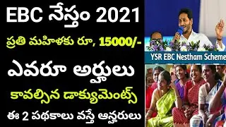 EBC Nestham Scheme latest News 2021 || How to apply ebc nestham Scheme || EBC Nestham New update