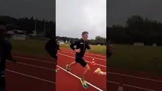 300m reps in 45s at 6000ft altitude ☠️ #altitudetraining #runningtraining