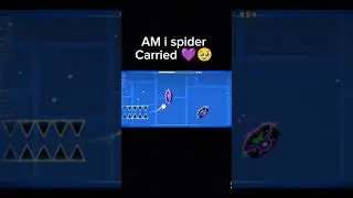 am i spider carried? #gd #geodash #gmd #geometrydash #spider #swing
