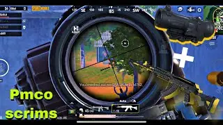 M762 + 6x  IN PMCO SCRIMS MONTAGES #9| PUBG MOBILE |IPHONE XR | ROLEXYT