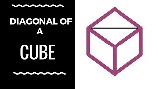 Diagonal length of a cube