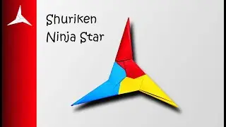 How to Easily Make a 3-Point Ninja Star Origami Shuriken