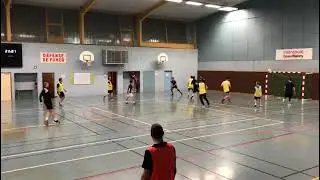 S&eacute;ance de formation technique au SMEPS Handball, sur les syst&egrave;mes d&eacute;fensifs, avec Benjamin BRAUX.