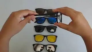 Arma&ccedil;&atilde;o de &Oacute;culos para grau Clip on, Multiclips 2291C1