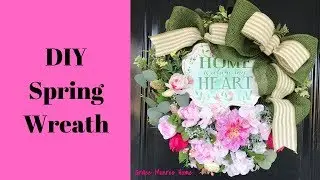Easy Spring Wreath Tutorial