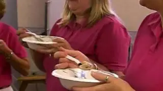 Debbie DeMaria and Team Eating RiceDream Ice Cream