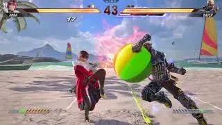Beach Ball Showdown! Anna vs Raven | Tekken 8 Crazy Fight | Anna Wins!