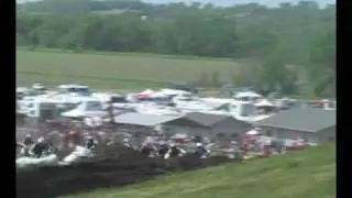RIcky Draper MX crash at The Farm MX