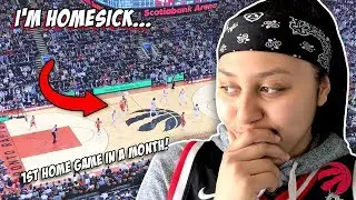 1ST RAPTORS GAME IN A MONTH| RAPTORS VS BULLS| RAPTORS VLOG