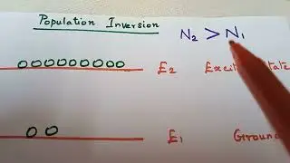 Population Inversion - Normal Population     - LASER -  Pumping methods