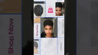 Short Curly Pixie Human Hair Wig