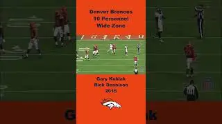 Denver Broncos 10 Personnel Wide Zone #offense #all22 #nfl #zone #football #coaching #ncaa