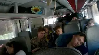 В автобусе