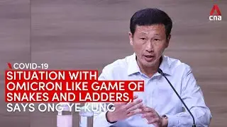 Omicron COVID-19 variant situation like game of Snakes and Ladders: Singapore's Ong Ye Kung