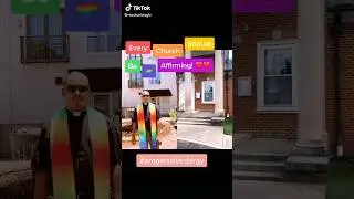 Gay priest says every Church must be LGBTQ affirming #religion #shorts #lgbt #pride