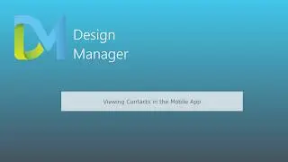 Приложение Design Manager для iPhone &mdash; просмотр контактов