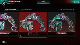 1000 Level Universal Heirloom Raptors Claw+Mirage Heirloom 536 Legs Stacked 22000 Kills Mirage
