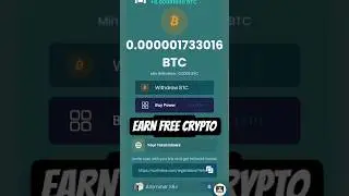 FREE CRYPTO MINING WEBSITE 🤑#freecrypto #viralshort