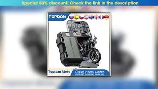 First Look TOPDON TopScan Moto Car Scan Auto Motorcycle Diagnostic Tools Engine OBD2 Scanner Tool P