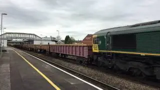 66547/66525 at Bridgwater 14/4/17